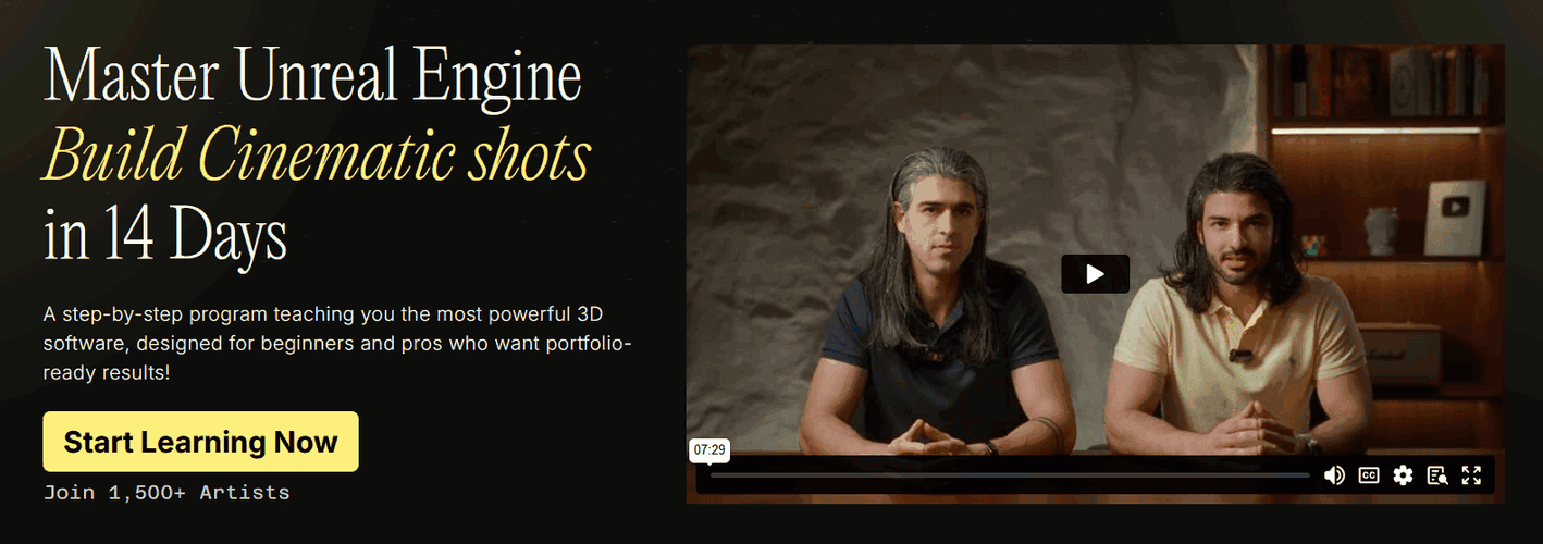 Освойте Unreal Engine Создавайте кинематографичные кадры через 14 Дней [Baddecisions Studio]