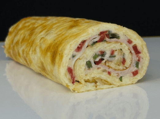 Рулет сырный с ветчиной и перцем [Мария Манахова]