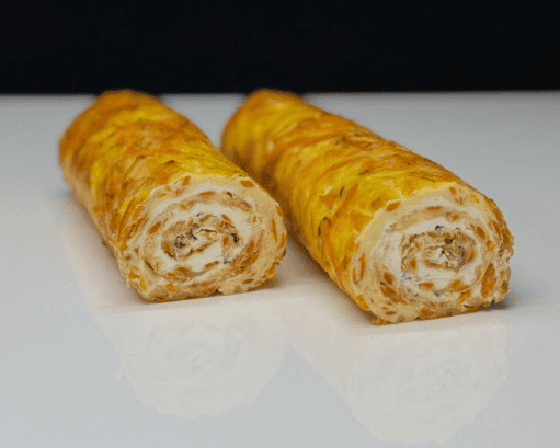 Рулет морковный с сыром и зеленью [Мария Манахова]