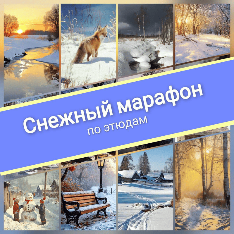 Снежный марафон по этюдам [Виталий Антипин]