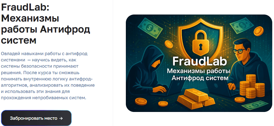 FraudLab: Механизмы работы Антифрод систем [Detect.Expert Academy] [Vektor T13]