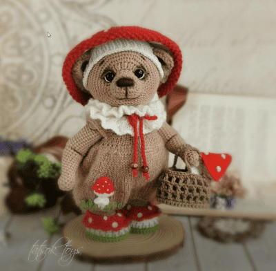 [Татьяна Соколова] Мишка Пончик + Комплект Мухомор (2025)