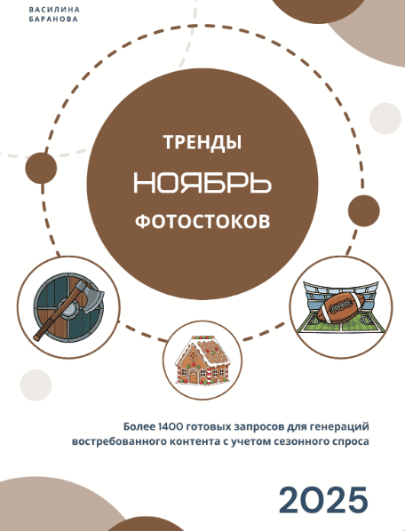 Тренды фотостоков (ноябрь 2025) + Книга низкочастотных запросов - Медицина + Дороги [vasilinfo] [Василина Баранова]