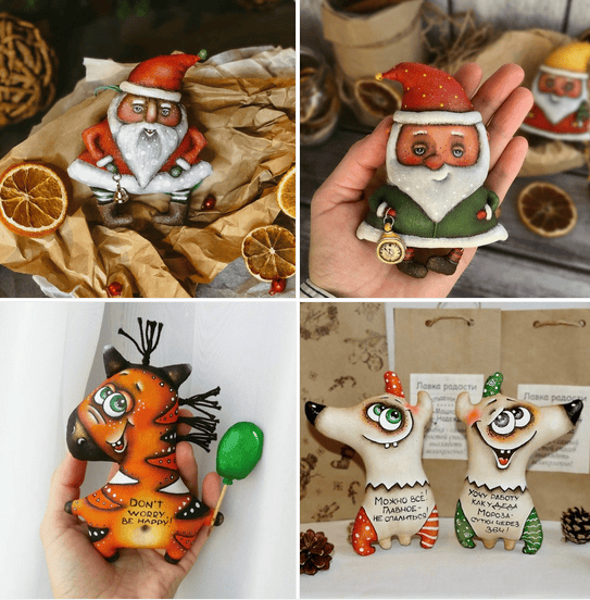 [Ёлочные игрушки] Волшебное закулисье. Клуб ёлочных игрушек в технике грунтованный текстиль (ноябрь 2025) [Надежда Машкова]