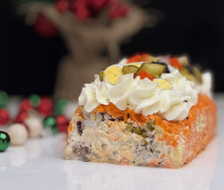 Салат в рулете оливье по-царски [Мария Манахова]