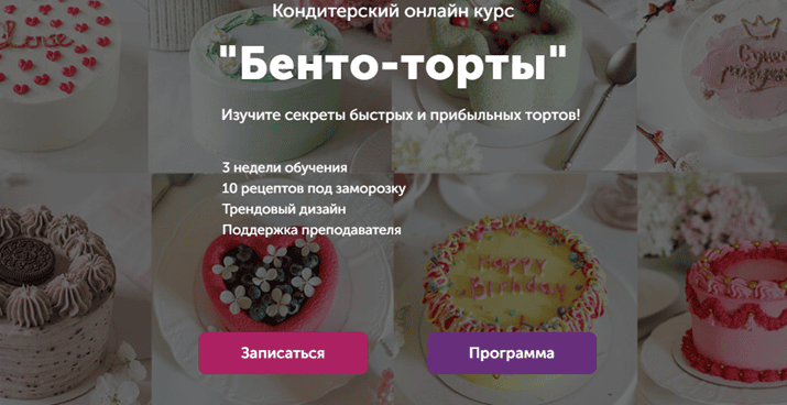 Бенто-торты [Тариф Самостоятельно] [Ольга Шлычкова]