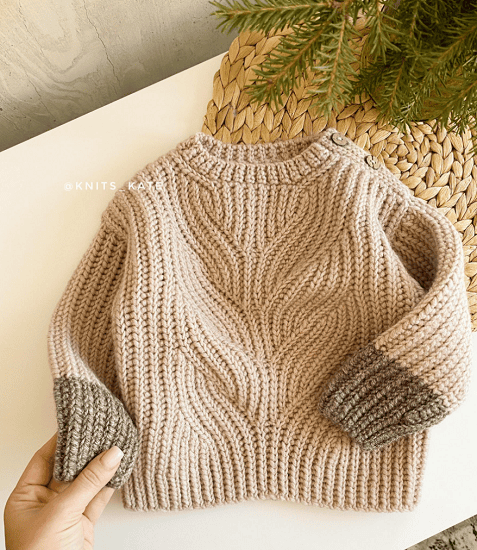 [Вязание] Джемпер "Колосок" [Екатерина Хмелидзе]