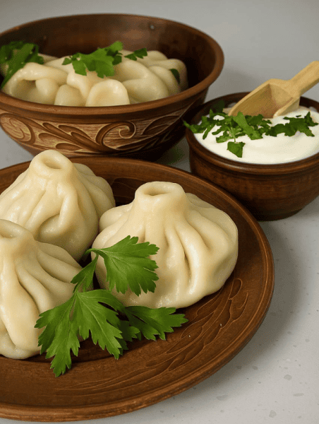 Тесто на хинкали, манты, курзе [Ольга Полупанова]