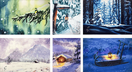 [Школа рисования "Беркана"] [Кира Бондарева] Доброта и снег (2025)