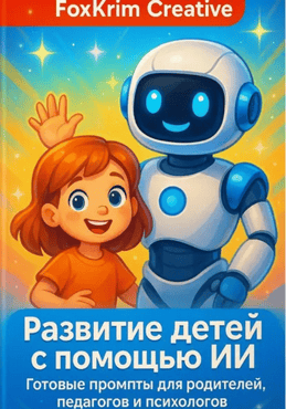 Развитие детей с помощью ИИ. Готовые промпты для родителей, педагогов и психологов + Сказкотерапия 2.0 с помощью ИИ [FoxKrim Creative]