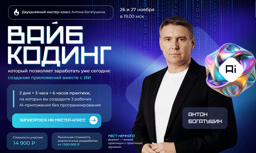 [Антон Богатушин] Вайб кодинг (2025)