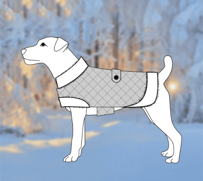 [Выкройки] Попона для собак Р-25-1001 (размеры 35-55) [Стартекс]