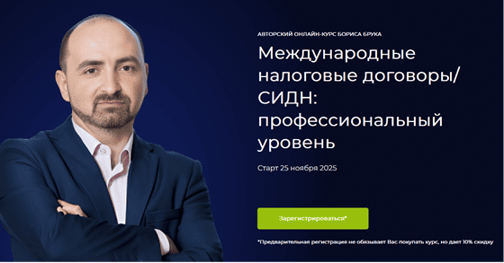 Международные налоговые договоры/СИДН: профессиональный уровень [Beps Academy] [Борис Брук, Андрей Савицкий]