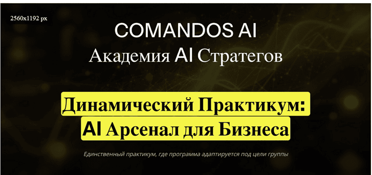 Динамический Практикум: AI Арсенал для Бизнеса [Тариф База] [Comandos AI] [Дмитрий Попов]
