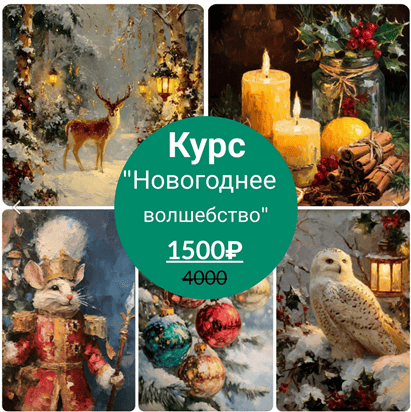 Новогоднее волшебство [Рисуем Дома] [Ирина Шпакова]