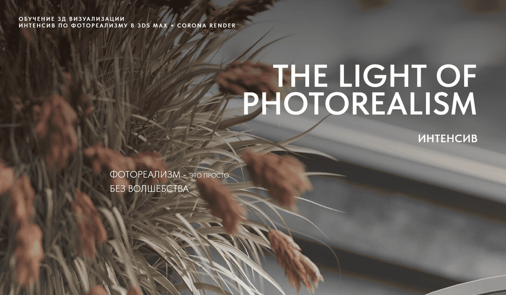 The Light of photorealism. Тариф Интенсив [Карина Прудникова]