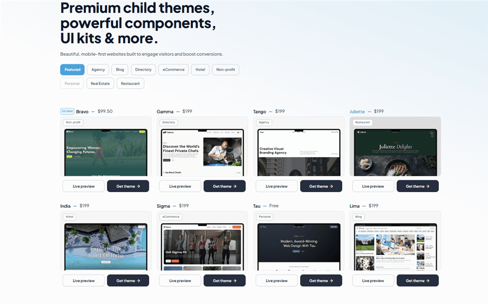 [WP] Bricks Websites — продуманные child-темы для Bricks Builder [brickswebsites.com] [Подписка на 1 год]