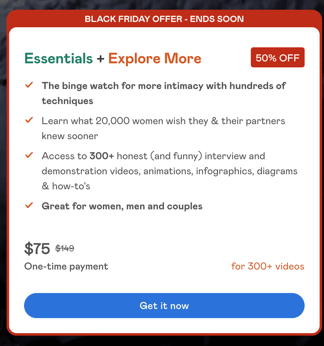 Полный доступ 300+ видео Essentials + Explore More [OMGyes.com] [Повтор]