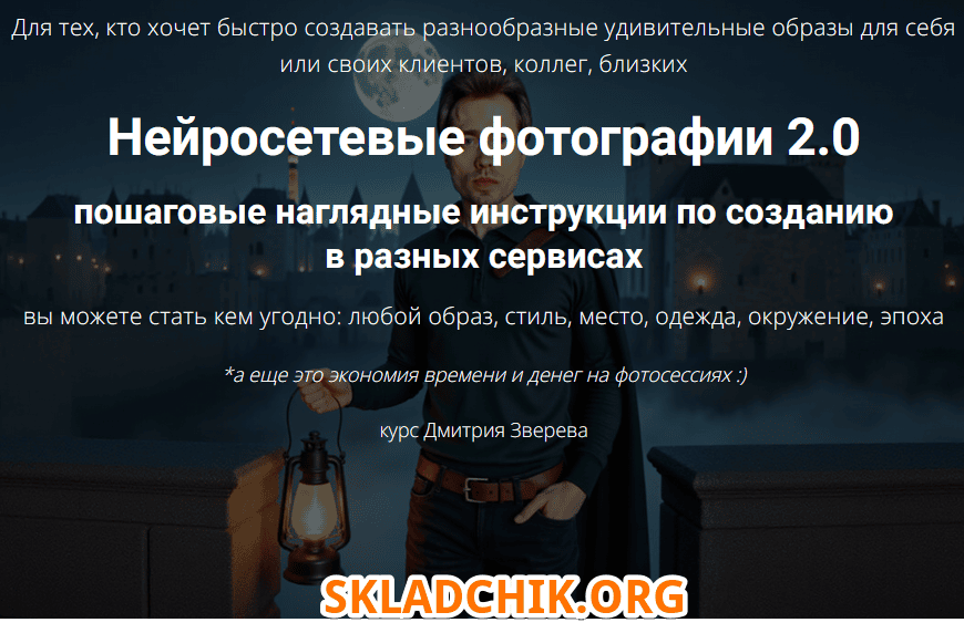 Нейросетевые фотографии 2.0 [Дмитрий Зверев] [Повтор]