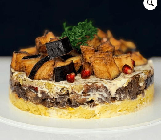 Салат Тбилиси с Говядиной и Хрустящими Баклажанами [Мария Манахова]