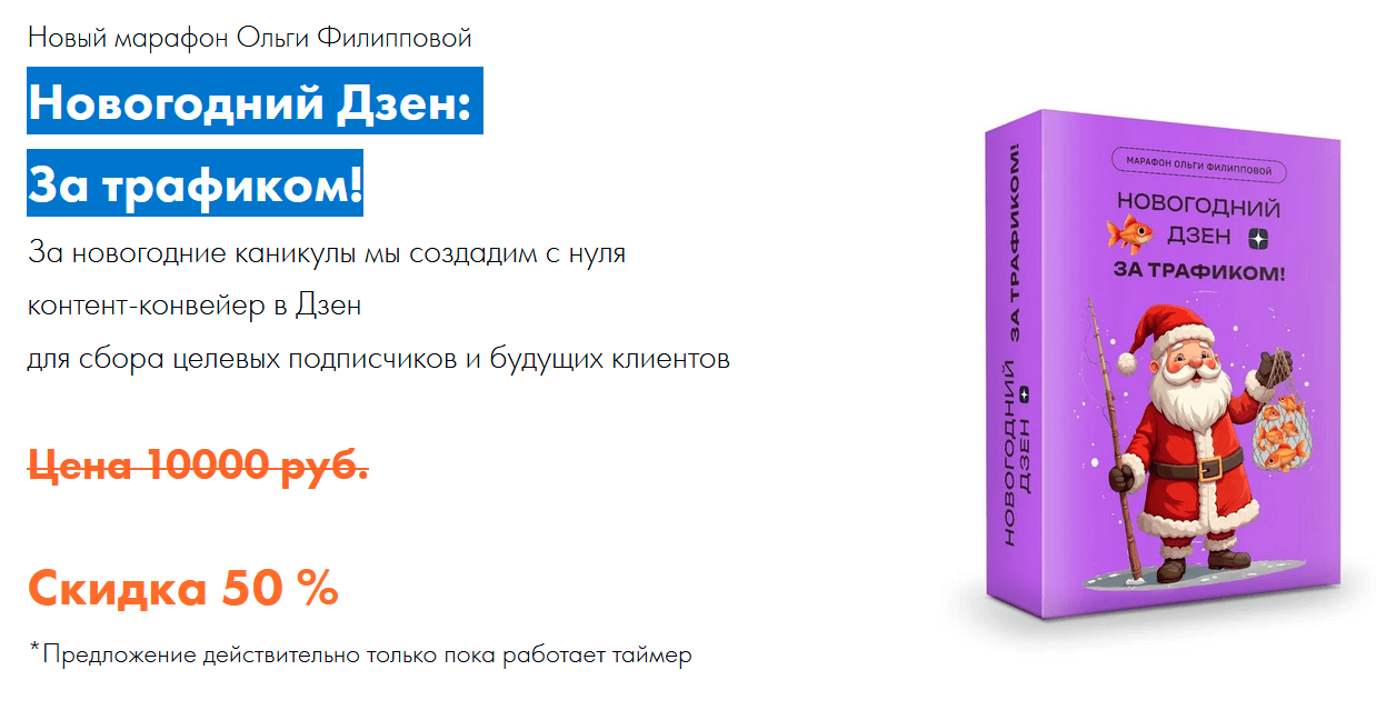 Новогодний Дзен: За трафиком! [Ольга Филиппова]