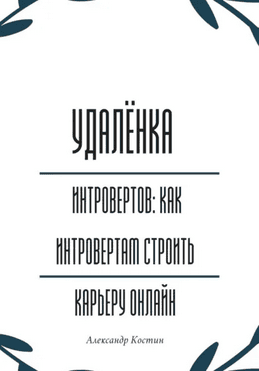 Удалёнка для интровертов. Как интровертам строить карьеру онлайн [Александр Костин]