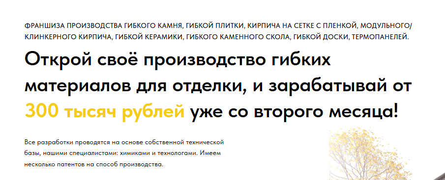 Франшиза производства гибких материалов [Пакет Франшиза №1] [Сергей Скребнев]