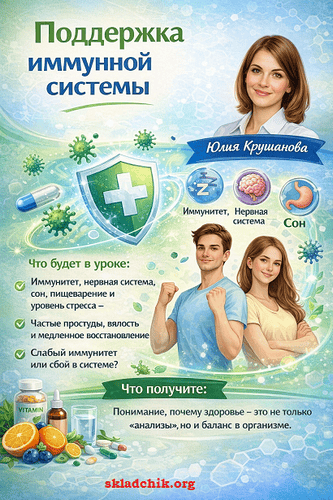 Поддержка иммунной системы [Юлия Крушанова]