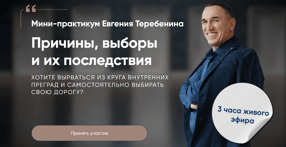 Причины, выборы и их последствия [Евгений Теребенин]