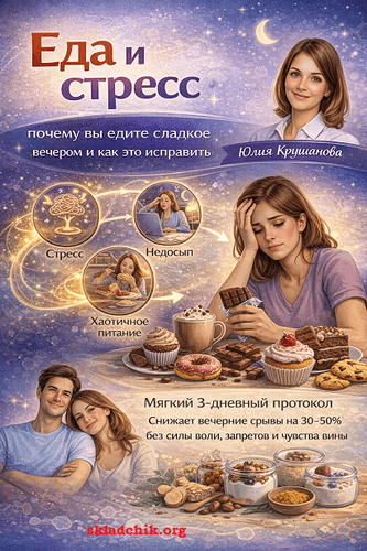 Еда и стресс: почему вы едите сладкое вечером и как это исправить [Юлия Крушанова]