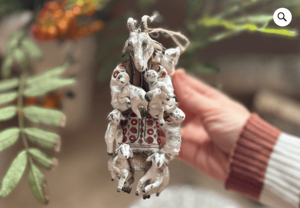 [Ватные игрушки] Коза и семеро козлят [vat_rushki] [Анна Бабинова]