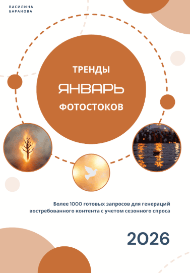 Тренды фотостоков (январь 2026) + Книга НЧ Мужчины + Женщины ч.2 [vasilinfo] [Василина Баранова]