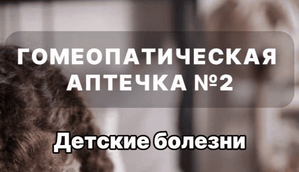 Гомеопатическая аптечка №2. Детские болезни [Марина Орлова]