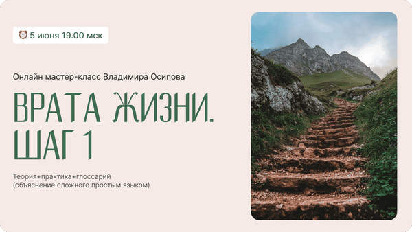 Врата Жизни. Шаг 1. База [Владимир Осипов]