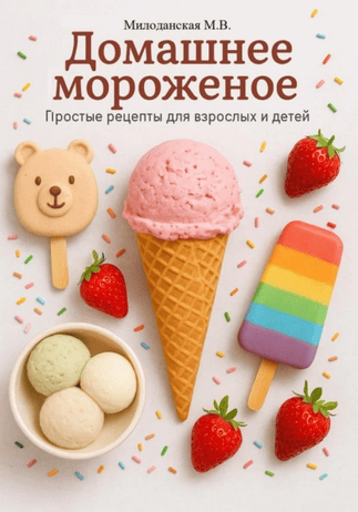Домашнее мороженное. Простые рецепты для взрослых и детей [Марина Милоданская]