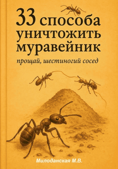 33 способа уничтожить муравейник: прощай, шестиногий сосед [Дмитрий Подлужный, Марина Милоданская]