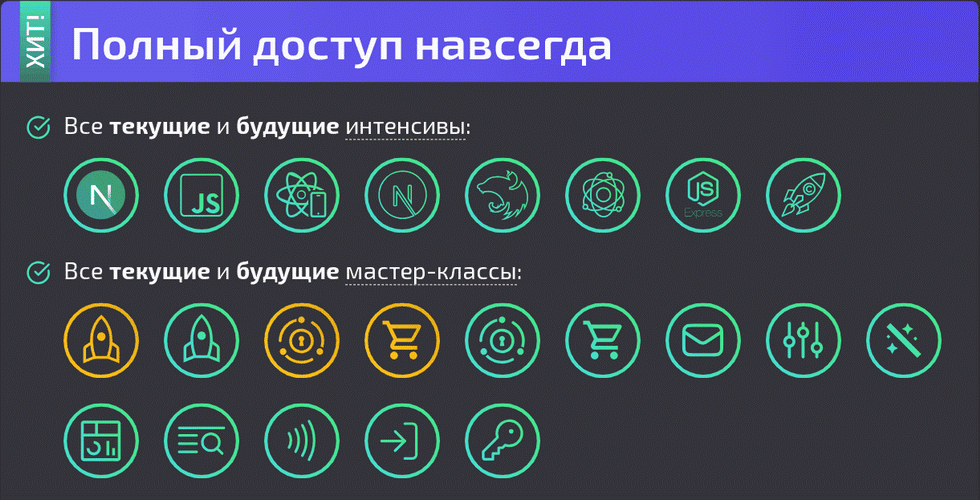 Все текущие и будущие интенсивы и мастер-классы [Тариф Полный доступ навсегда] [htmllessons] [Red Group]