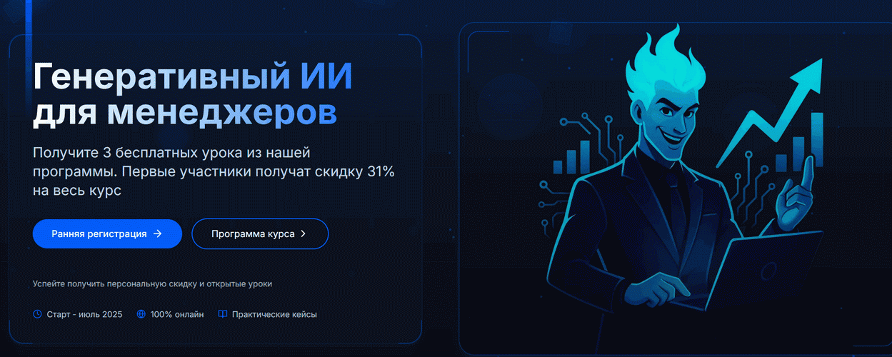 Генеративный ИИ для менеджеров [Тариф Полный курс GenAI] [Станислав Беляев, Артем Арюткин, Артем Летюшев]
