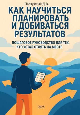 Как научиться планировать и добиваться результатов. Пошаговое руководство для тех, кто устал стоять на месте [Дмитрий Подлужный]
