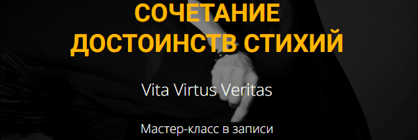 Сочетание достоинств стихий [Vita Virtus] [Галина Некипелова]