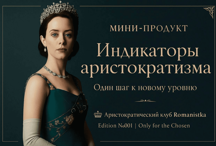 Индикаторы аристократизма [romanistka] [Натали Романистка]