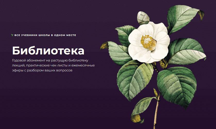Абонемент на библиотеку лекций [Школа Сада]