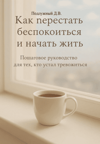 Как перестать беспокоиться и начать жить. Пошаговое руководство для тех, кто устал тревожиться [Дмитрий Подлужный]