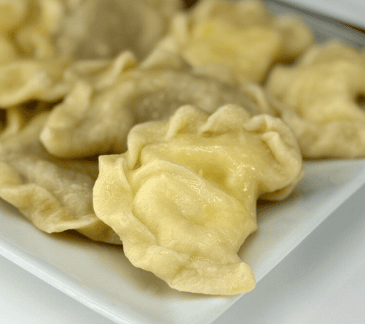 Вареники несладкие (картофель-сыр и капуста) [Мария Манахова]