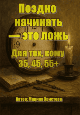 Поздно начинать – это ложь. Для тех, кому 35, 45, 55+ [Марина Христова]