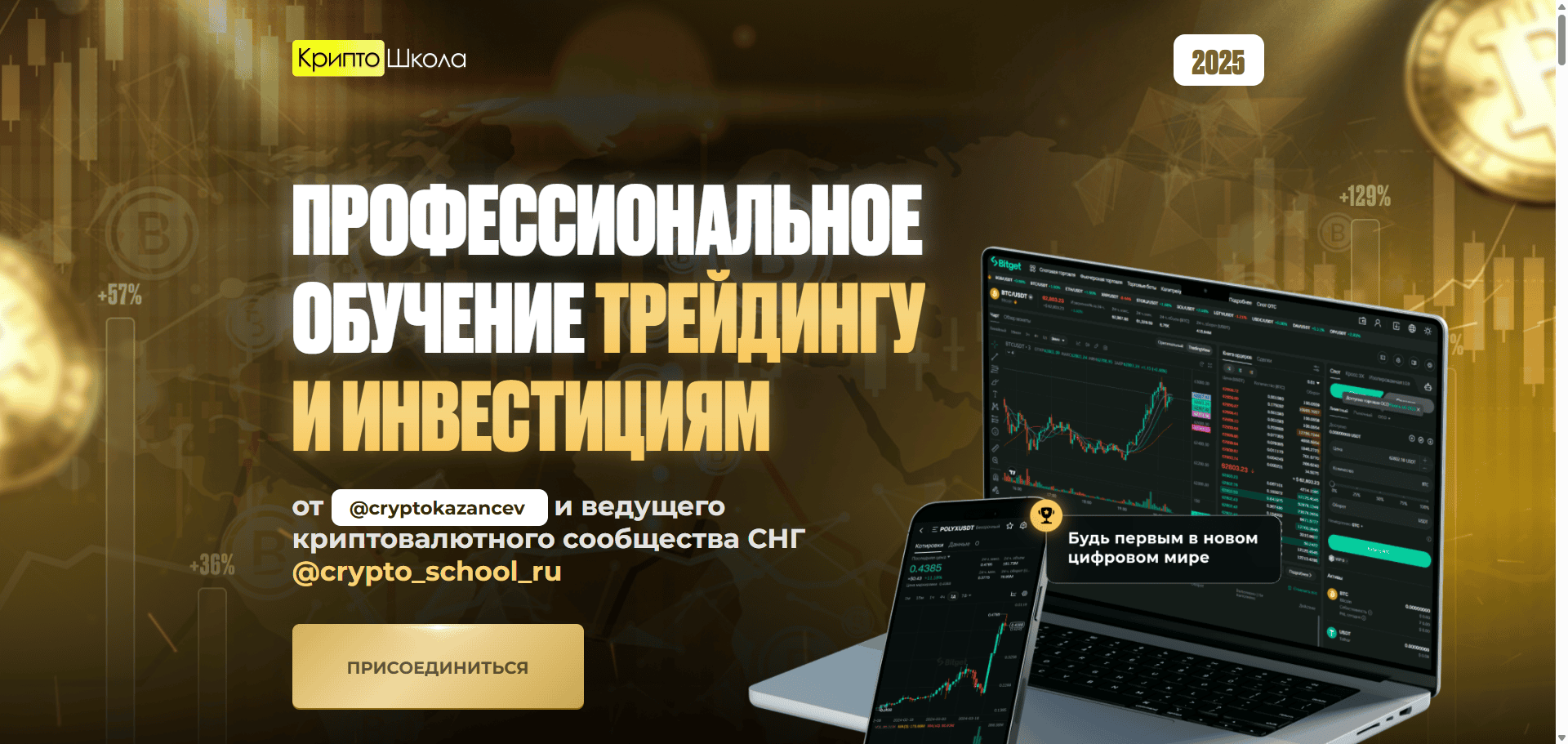 Профессиональное обучение трейдингу и инвестициям [Павел Казанцев]