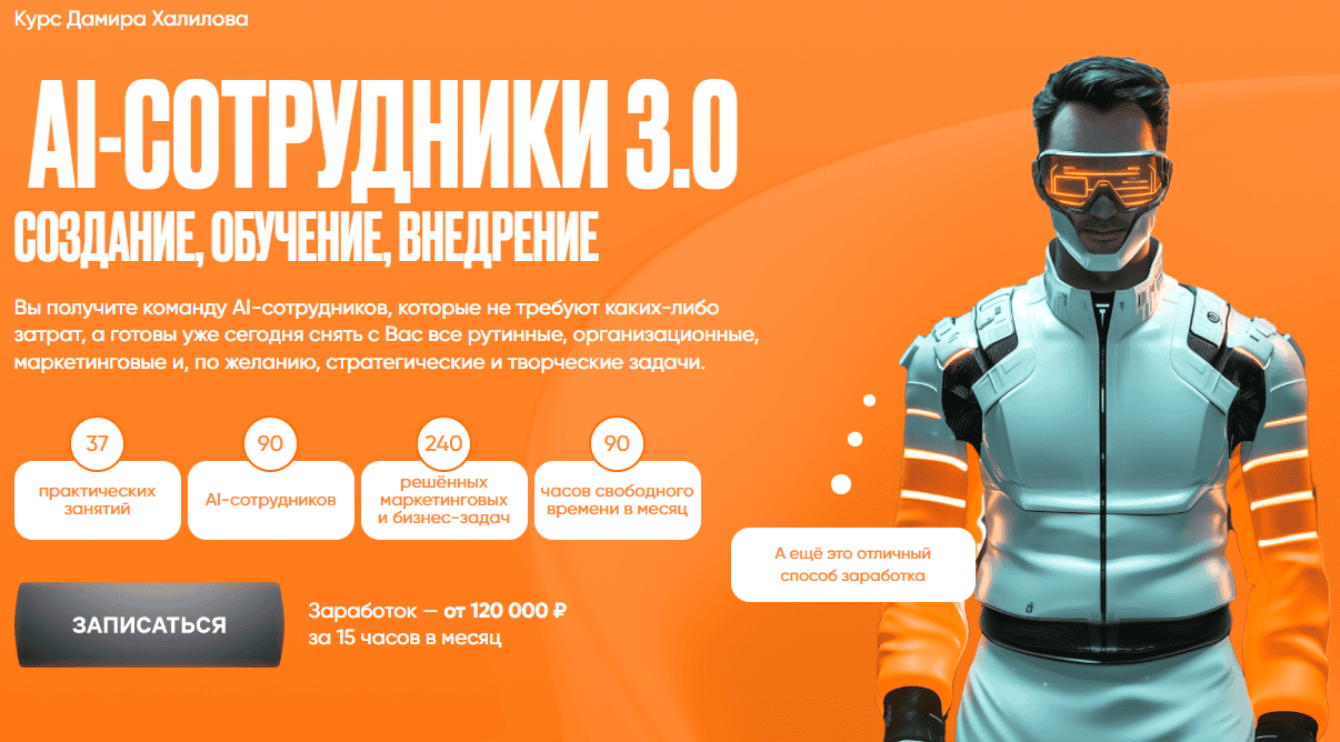 AI-сотрудники 3.0 [Тариф Premium] [Дамир Халилов]