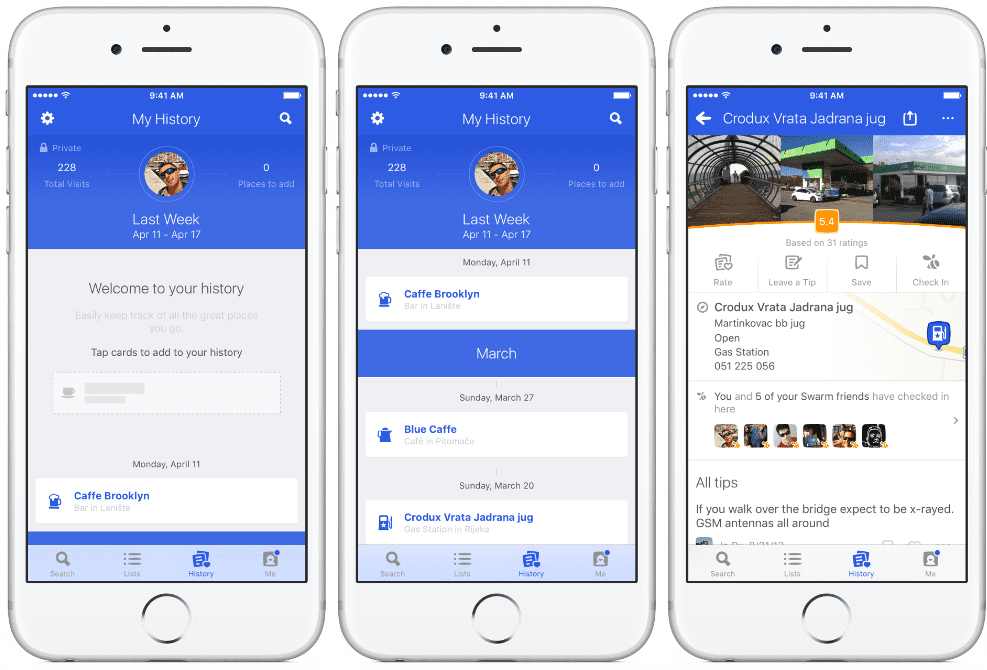 Парсинг ru.foursquare.com (09.2018)