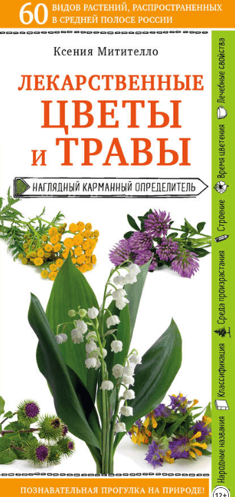 Лекарственные растения и травы. Определитель трав русских лесов и полей - Митителло (2018)