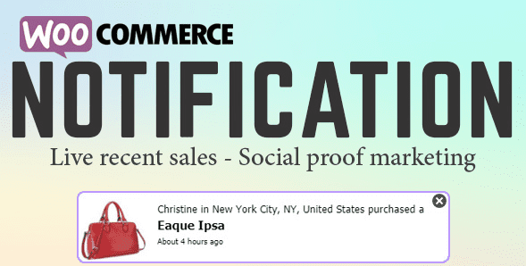 WooCommerce Notification v1.3.9.8 - стильная мотивация покупки